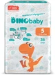 Підгузки дитячі DinoBaby 5 11-25 кг 36 шт. (4823098410614) - изображение 2