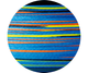 Шнур Owner Kizuna Broad multi color PEx8 150м 0.12мм 5.4кг / 12lb (56119-012) - зображення 3