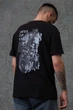 Чоловіча Оверсайз Футболка З Принтом Without Greek 2XL/3XL Black - изображение 2