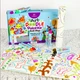 Художественный набор для рисования Tookyland точечная живопись для малышей 10 цветов с рулонной раскраской - изображение 1