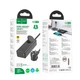 Мережевий фільтр Hoco NS4 1x220V+1хUSB+2хType-C 65W 3A PD/QC 4000W 1.5М електричний подовжувач швидка зарядка для пристроїв Android Iphone Чорний - изображение 2
