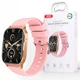 Смарт-годинник XO J10 AMOLED smart sports watch 2.04” BT Call, Track, HeartRate, IP678 для iOs / Android Рожеве Золото - изображение 2