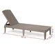 Шезлонг лежак з матрацом пластиковий капучино Keter Jaipur with cushion 255884 - зображення 4