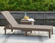 Шезлонг лежак з матрацом пластиковий капучино Keter Jaipur with cushion 255884 - зображення 6