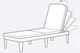 Шезлонг лежак з матрацом пластиковий капучино Keter Jaipur with cushion 255884 - зображення 8