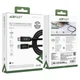 Кабель синхронізації та заряджання ACEFAST C7-03 Type-C to Type-C 5A, 100W, 1.2m, nylon, zinc connectors, LED, Black - зображення 4