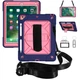 Чохол ARM Cover Apple iPad Air 1 (9.7" екран) протиударний з ременем і підставкою 360° Blue/Black - зображення 1