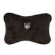 Подушка-підголівник Tigres Тризуб коричневий 24х15 см (ПД-0459) 482-306-151-145-4 - изображение 1