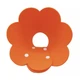 Воротник-подушка для кошек Lesko DT-1063 Flower Orange XL послеоперационный защитный от вылизывания - изображение 1