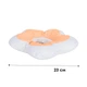 М'який комір-подушка для кішок Lesko DT-1018 XS Peach післяопераційний захисний від вилизування - зображення 3