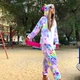 Пижама Кигуруми Yiwu Zongyuan Звездный Единорог S Розовый - изображение 3