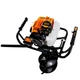 Мотобур грунтовый бензиновый GTM AG52H-D (1.46 кВт, 2 л.с., 300 мм, 14 кг, без шнека) - изображение 3
