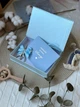 Іменний набір для святкування Дня народження Ковпачок Книга побажань з метрикою Бокс Конверт та Ножиці для першого локону Блакитний HeyBaby - изображение 6