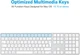 Бездротова клавіатура OMOTON KB515 Срібляста - зображення 6