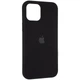 Чехол Fiji Silicone Case для Apple iPhone 13 бампер накладка Soft Touch с микрофиброй Black - изображение 1