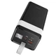 Внешний портативный аккумулятор повербанк HOCO Power Bank 40000mAh J86 с фонариком 22,5W - изображение 4