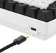 Klawiatura przewodowa Sharkoon Skiller SGK50 S3 Gateron Yellow USB White (4044951039678) - obraz 7