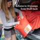Надувной двойной коврик Klymit Insulated Double V (цвет Orange) - изображение 4