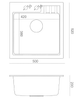 Zlewozmywak Quadron Peter 110 (HCQP5052BEZK) - obraz 3