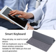 Клавиатура беспроводная Annadue Portable Wireless Grey для IPad Gen 1/2 (UKR) - изображение 3