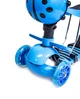 Самокат с защитным бортиком Scooter "Коровка" 5 в 1. Голубой - изображение 2