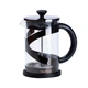 Френч-пресс чайник стеклянный Haus Roland 800 мл черный TS Kitchen HP33540B - изображение 1