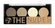 Тени для век W7 THE NUDES EYESHADOW PALETTE 8,5г - изображение 2