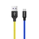 Дата кабель USB 2.0 AM to Micro 5P 1.0m National ColorWay (CW-CBUM052-BLY) - изображение 1
