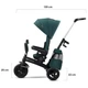 Детский велосипед Kinderkraft Easytwist Midnight Green (KKRETWIGRE0000) (5902533914500) - изображение 3