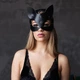 Маска кот котик One size Чорний (0009/426) - зображення 7