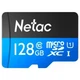Карта пам'яті Netac microSD 128GB C10 UHS-I R80MB/s + SD - зображення 2