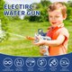Водяний пістолет електричний акумуляторний Electric Water Gun UZI SMG синій, іграшковий водний пістолет для дітей - зображення 5