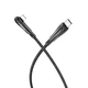 Кабель Hoco U84 Rally Type-C to Lightning 120 cm 3A PD 18W black - зображення 2