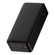 УМБ 30000mAh 20W Baseus PowerBank з швидкою зарядкою Bipow Digital Display Портативний акумулятор зовнішній акумулятор |2USB / 1Type-C, 20W, 3A| Black - зображення 4