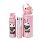 Набор спортивных бутылок для воды Happy Life 3-в-1 Bare Bears 300/700/2000 мл Pink - изображение 1
