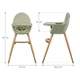 Стульчик для кормления 2 в 1 Kinderkraft Fini 2 Green (KHFINI02GRE0000) (5902533924516) - изображение 8