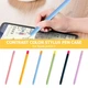 Чохол TPU Goojodoq Matt 2 Golor для стілуса Apple Pencil 2 Green/Yellow (1005002071193896GY) - зображення 8