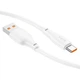 Кабель Hoco X93 Force Type-C 100W Type-C 1m для зарядки и синхронизации USB to Type C белый - изображение 3