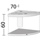 Акваріум Juwel Trigon 190 LED 99x60x70 см 190 л кутовий (чорний) (4022573163506) - зображення 2