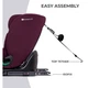 Автокрісло Kinderkraft Oneto3 i-Size Cherry Pearl (KCONE300RED0000) (5902533922185) - зображення 4