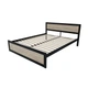 Кровать в спальню MebliRoMax Loft 180х200 Дуб Сонома /Черный (000083199) - изображение 2