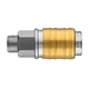 Муфта Neo Tools швидкознімна до компресора, 1/4', 16бар, нержавіюча сталь, латунь (12-635) - зображення 2