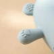 Дитячий силіконовий прорізувач на ручку TEDDY іграшка - гризунок з тримачем у формі ведмедика, блакитний (86854835) - зображення 5