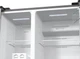 Gorenje Холодильник SBS 179х67х92см, 2 двері, 356( 191)л, А++, NF+, Інв. , зона св-ті, зовн. диспл, матовий сірий - изображение 10