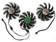 Вентилятор кулер для видеокарты Gigabyte RTX 3070 Ti 3080 Ti 3090 GAMING EAGLE (orgnl) Everflow T129215SU T128015SU (GA92S2S2U PLA09215S12H) комплект 3 шт (№415.9) - изображение 2