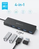 Anker USB C Hub, 4-портовый адаптер USB 3.0, ультратонкий 5 Гбит/с OTG, 60 см кабель, для MacBook, Mac Pro, Mac mini, iMac, Surface Pro, XPS, ПК, флэш-накопитель - изображение 2