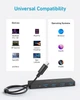 Anker USB C Hub, 4-портовый адаптер USB 3.0, ультратонкий 5 Гбит/с OTG, 60 см кабель, для MacBook, Mac Pro, Mac mini, iMac, Surface Pro, XPS, ПК, флэш-накопитель - изображение 4