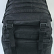 Рюкзак Cordura 1000D 25л для полювання, риболовлі, походів, подорожей та спорту. Колір чорний - зображення 4