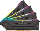 Pamięć RAM Corsair DDR4-3200 32768MB PC4-25600 (Kit of 4x8192) Vengeance RGB Pro SL Black (CMH32GX4M4E3200C16) - obraz 1