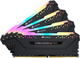 Оперативна пам'ять Corsair DDR4-3200 32768MB PC4-25600 (Kit of 4x8192) Vengeance RGB Pro Black (CMW32GX4M4C3200C16) - зображення 1